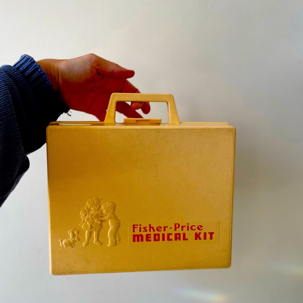 Fisher Price 1977 Complete Dr Nurse Medical Kit Vintage
